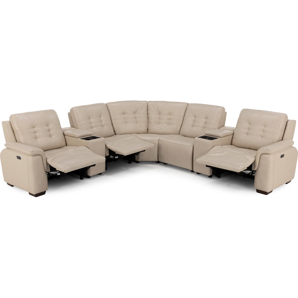 linv cream mtn lth sectional piece pkg  
