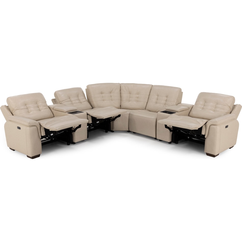 linv cream mtn lth sectional piece pkg  