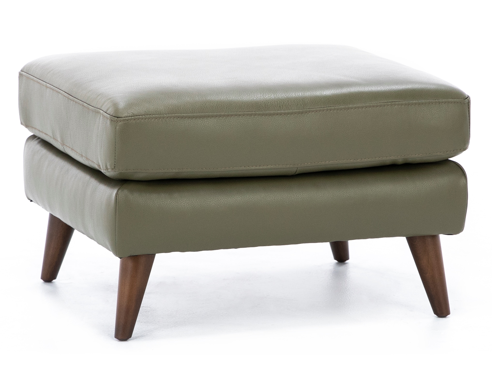 Naomi Leather Ottoman | Steinhafels