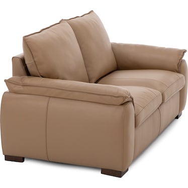 Luna Leather Loveseat