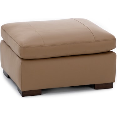 Luna Leather Ottoman