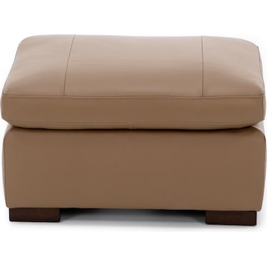 Luna Leather Ottoman