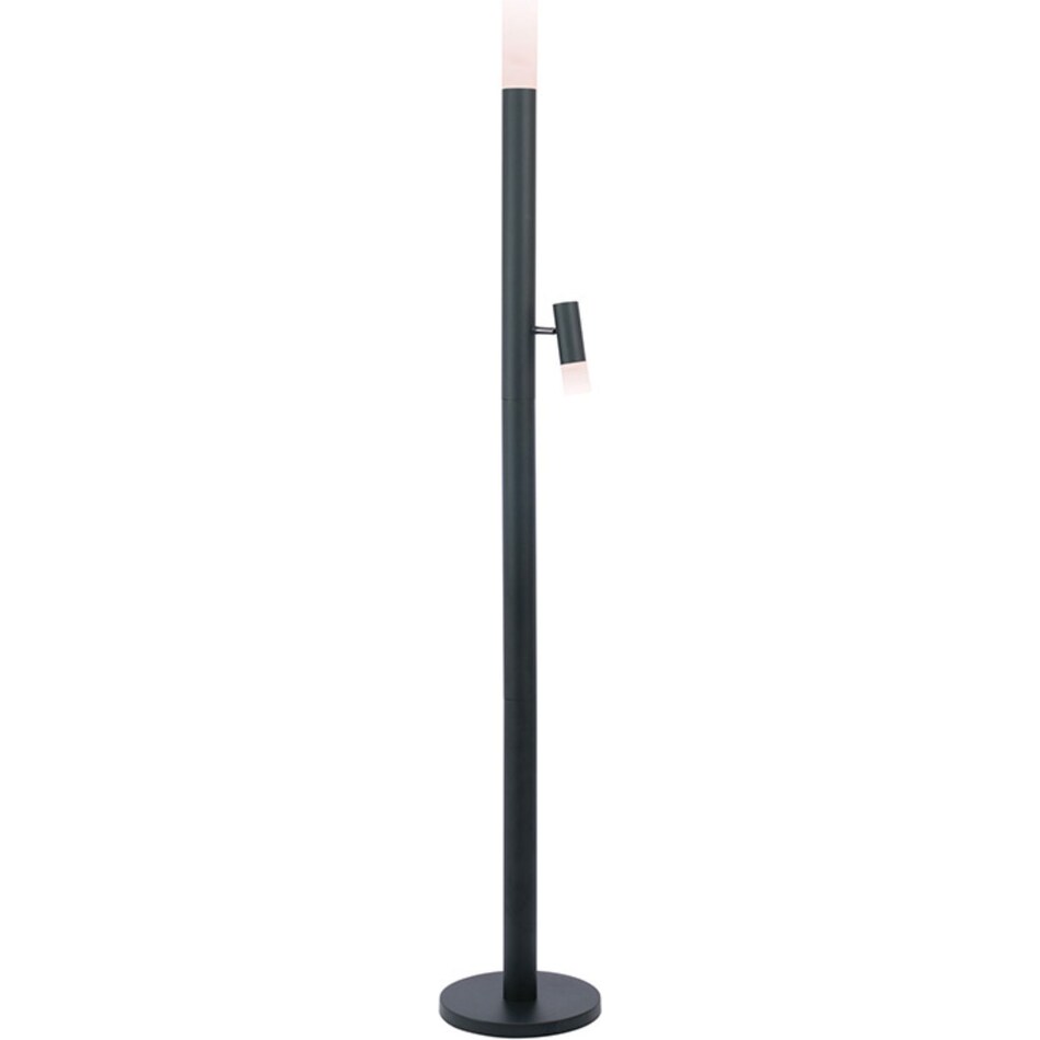 lite source black floor lamp   