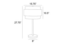 lite source black table lamp   