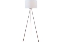 lite source silver floor lamp   