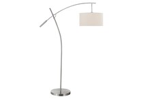lite source silver floor lamp pkg  