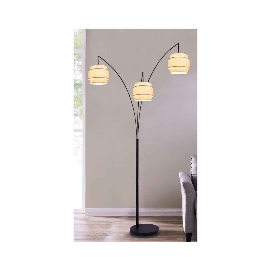 lite black arc lamp   