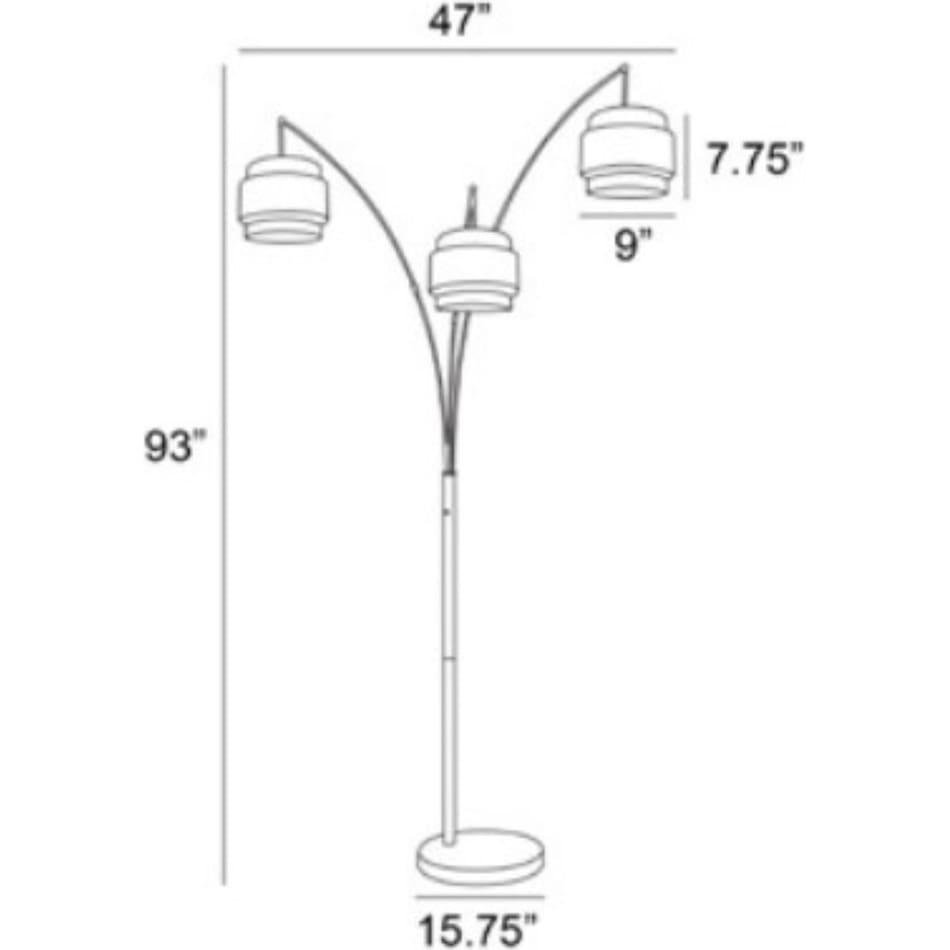 lite black arc lamp   