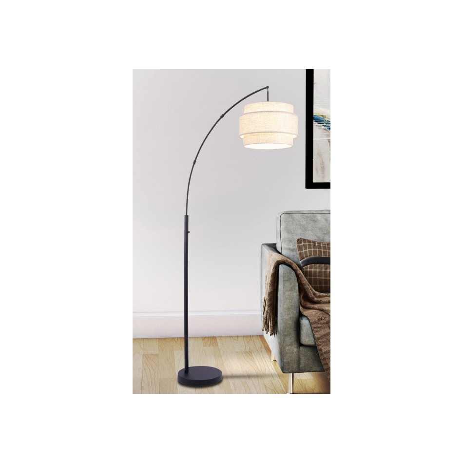 lite black arc lamp   