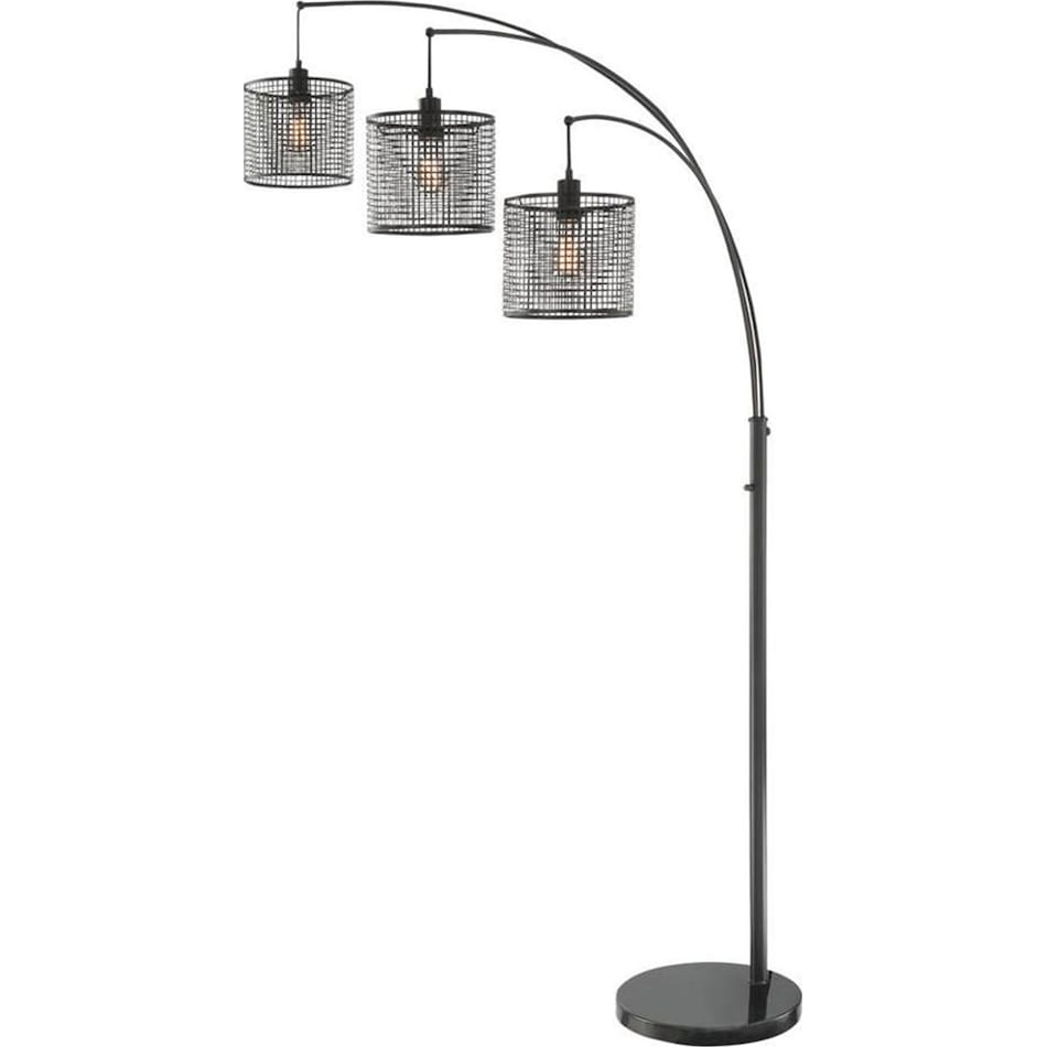 lite black arc lamp   