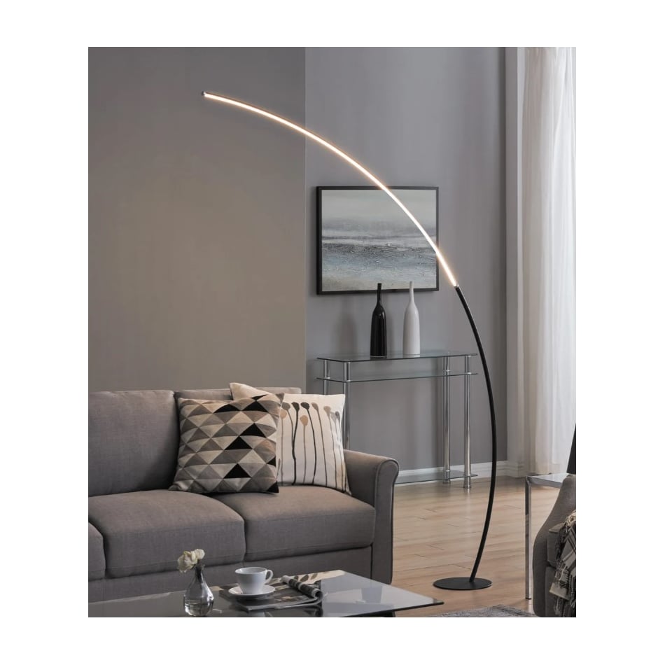 lite black arc lamp   