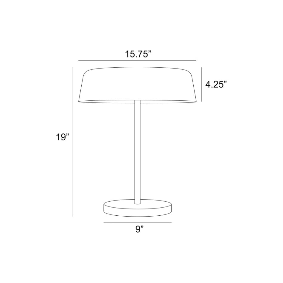 lite black desk lamp   