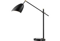lite black desk lamp   