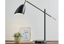 lite black desk lamp   