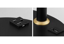 lite black desk lamp   