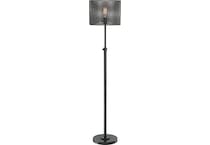 lite black floor lamp   
