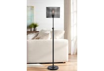 lite black floor lamp   