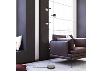 lite black floor lamp   