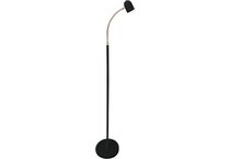 lite black floor lamp   