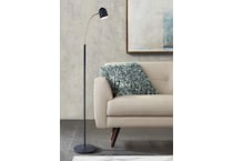 lite black floor lamp   