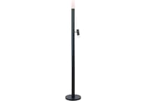 lite black floor lamp   