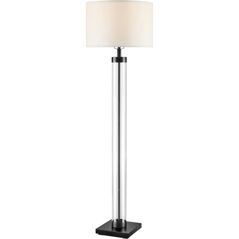 lite black floor lamp   