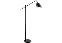 lite black floor lamp   