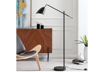 lite black floor lamp   