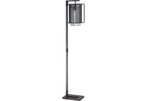 lite black floor lamp   