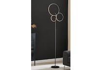 lite black floor lamp   