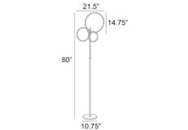 lite black floor lamp   