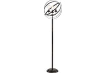 lite black floor lamp   