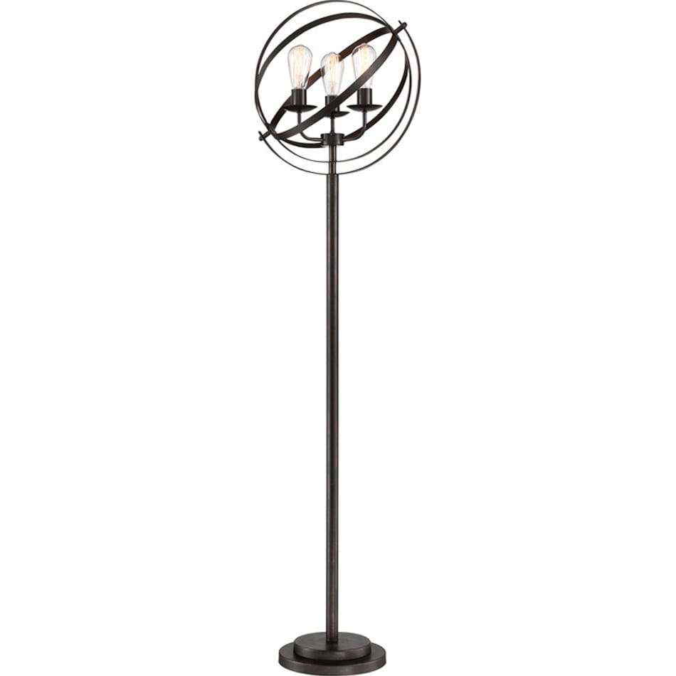 lite black floor lamp   