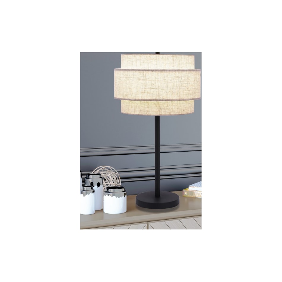 lite black table lamp   