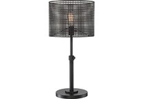 lite black table lamp   