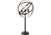 lite black table lamp   