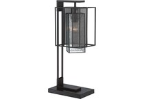 lite black table lamp   