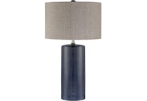 lite blue table lamp   