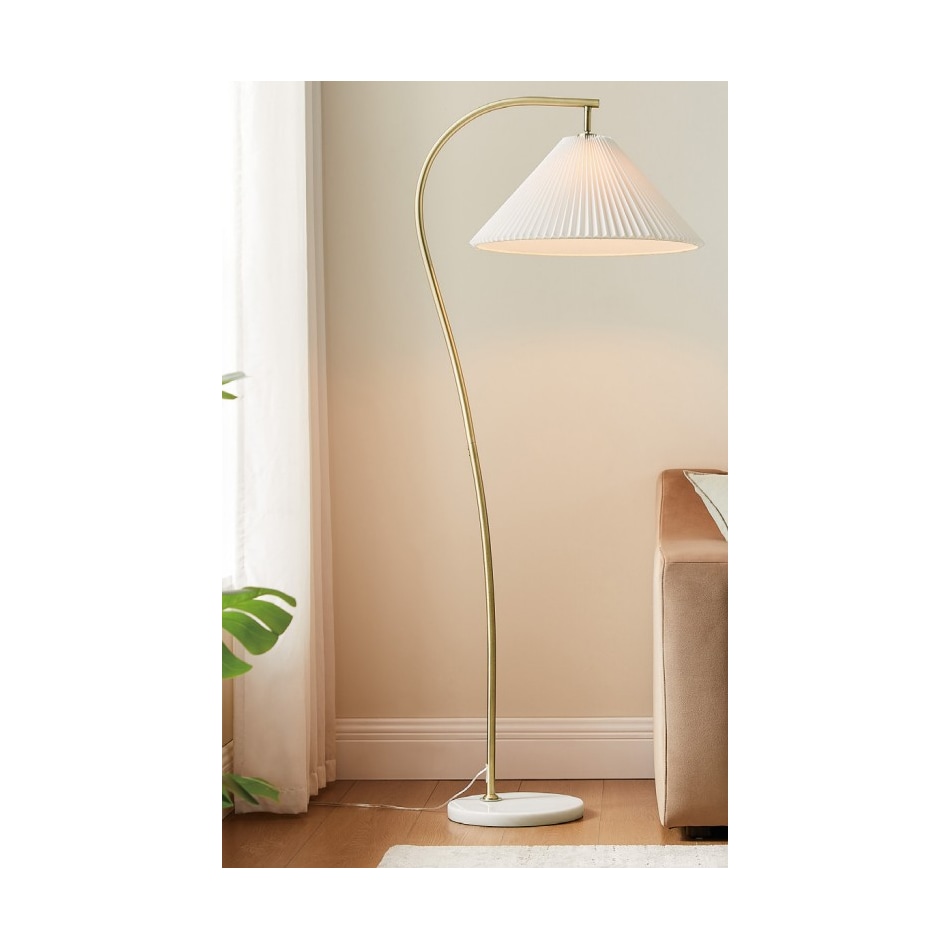 lite brass floor lamp   