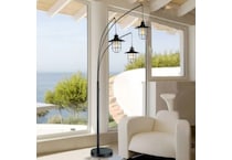 lite bronze arc lamp   