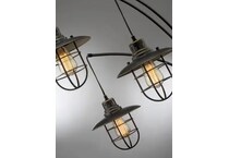 lite bronze arc lamp   