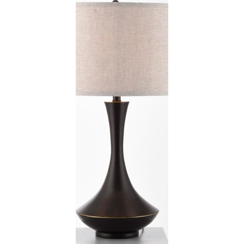 lite bronze table lamp   