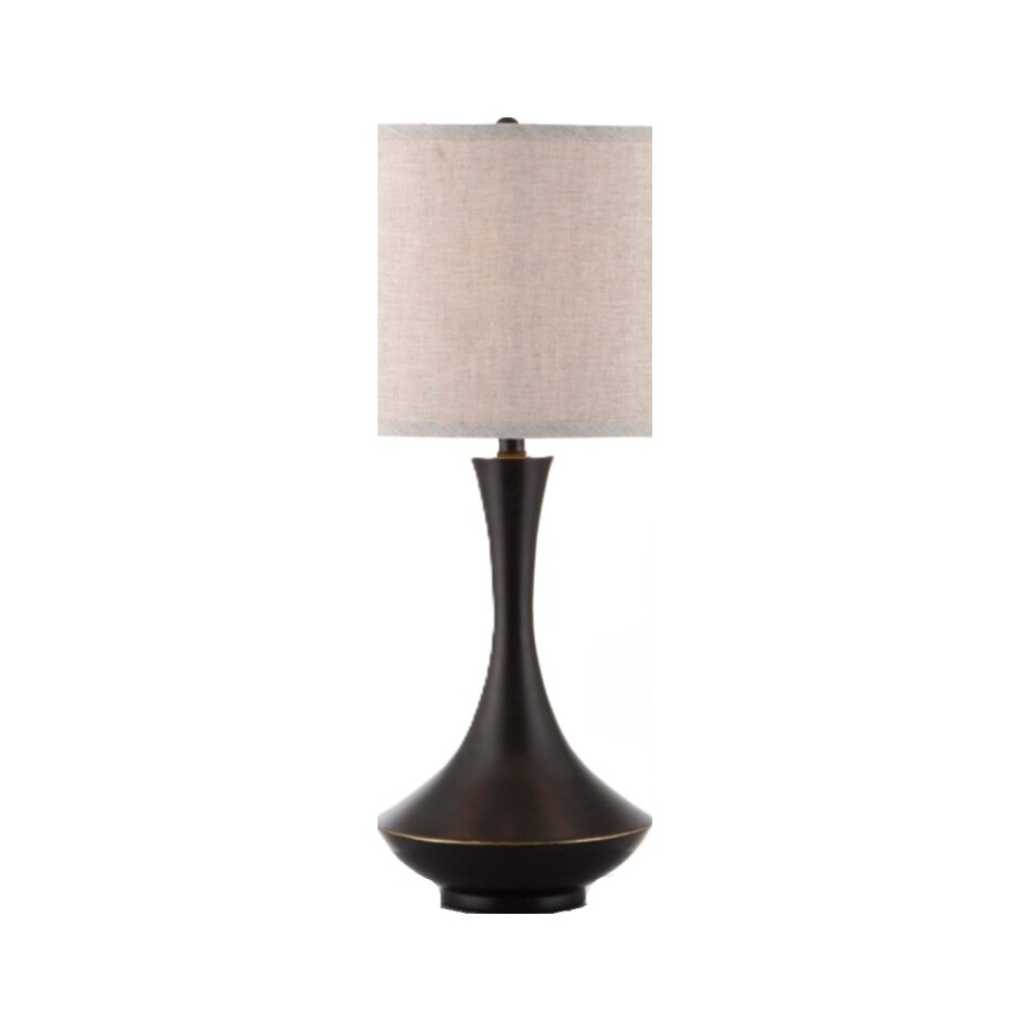 lite bronze table lamp   