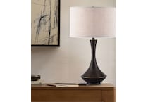 lite bronze table lamp   