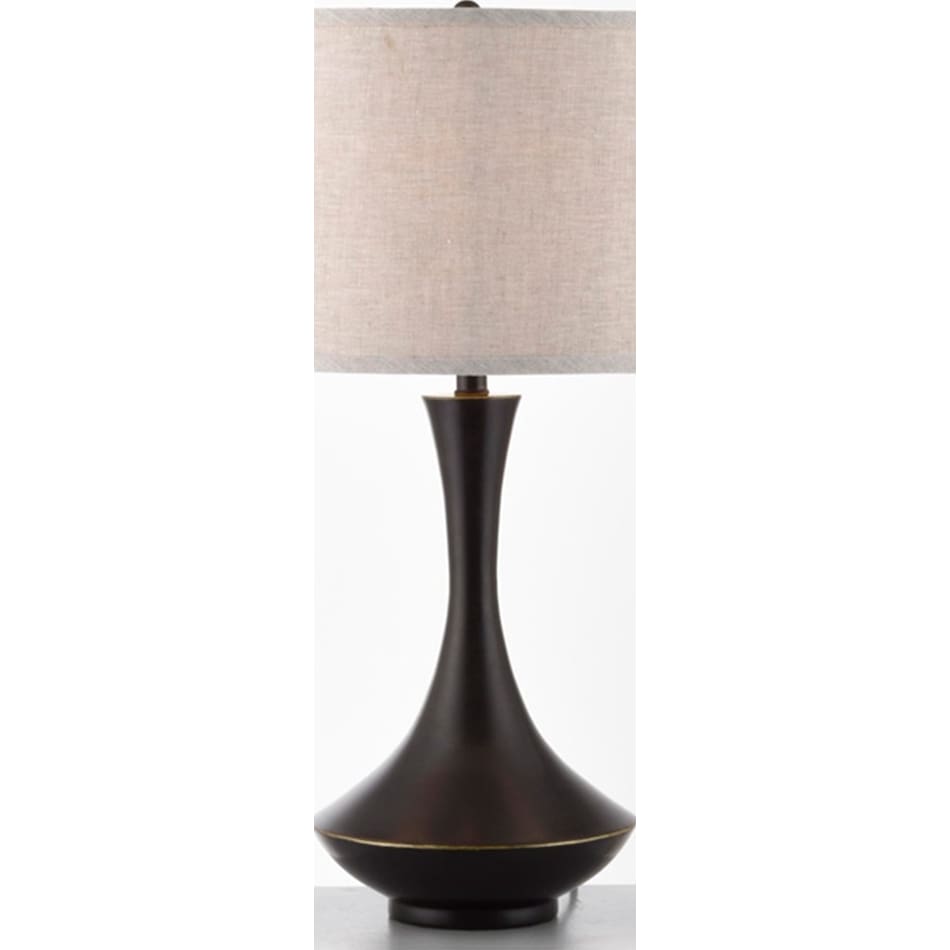 lite bronze table lamp   