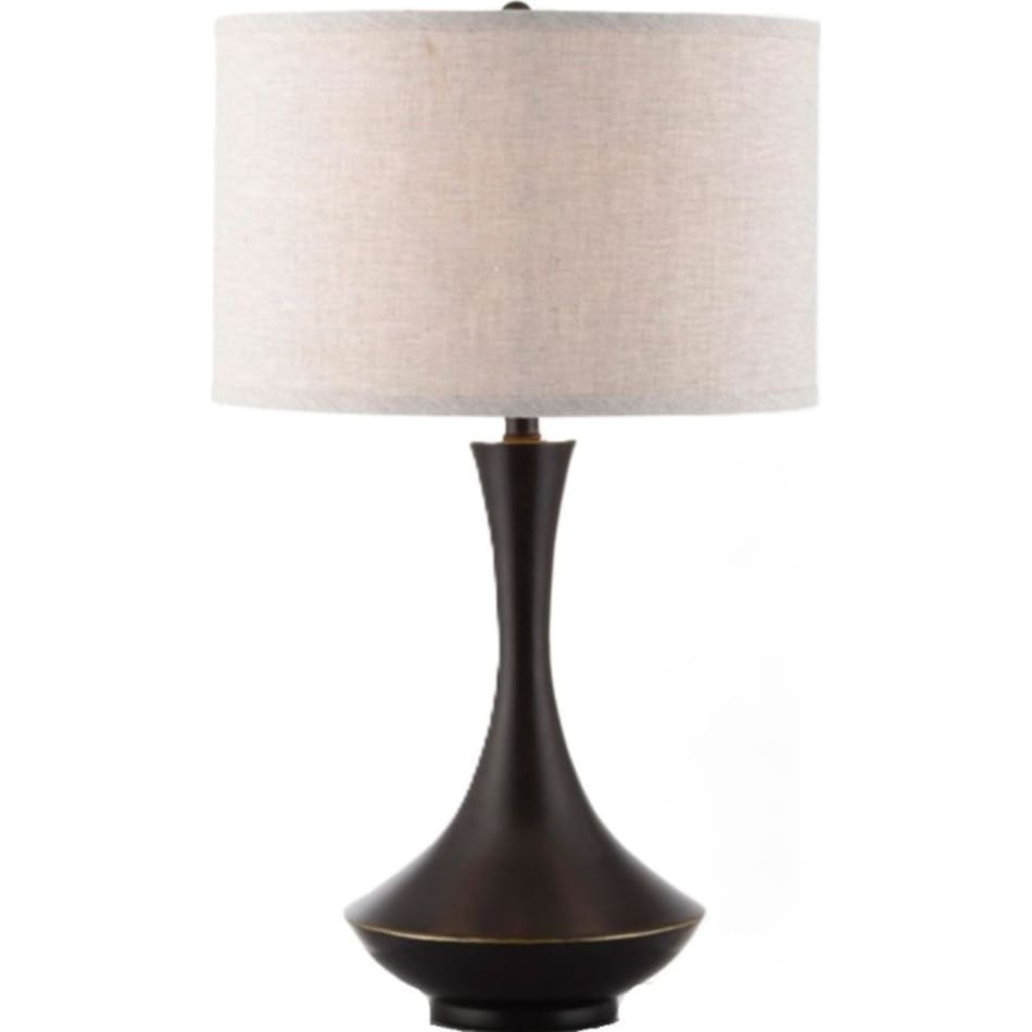 lite bronze table lamp   