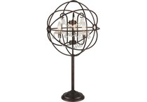 lite bronze table lamp   
