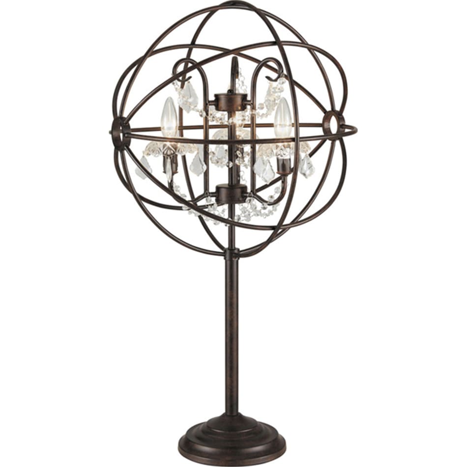lite bronze table lamp   