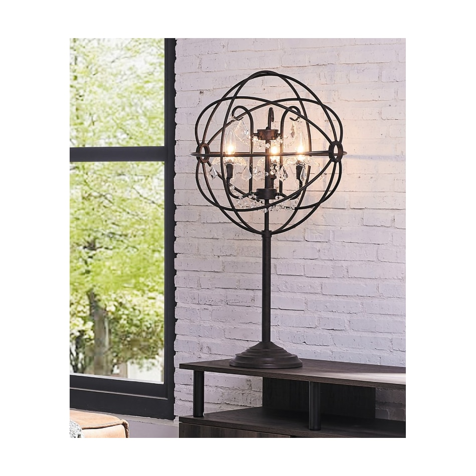 lite bronze table lamp   