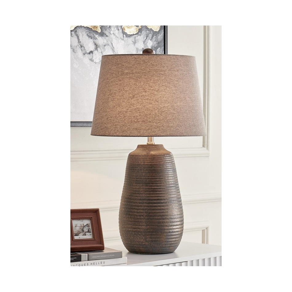 lite bronze table lamp   